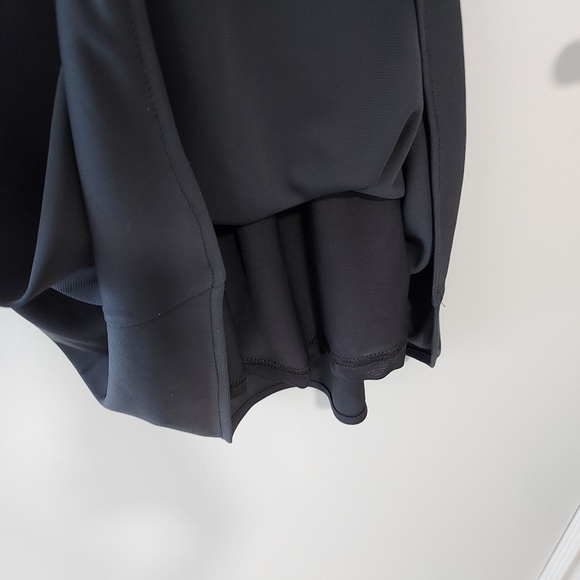 Zara Drapped Asymmetrical Midi Dress Gray - Picture 11 of 13